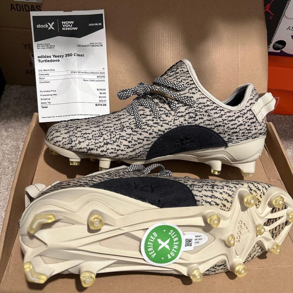 Adidas Yeezy 350 Cleat Turtledove
